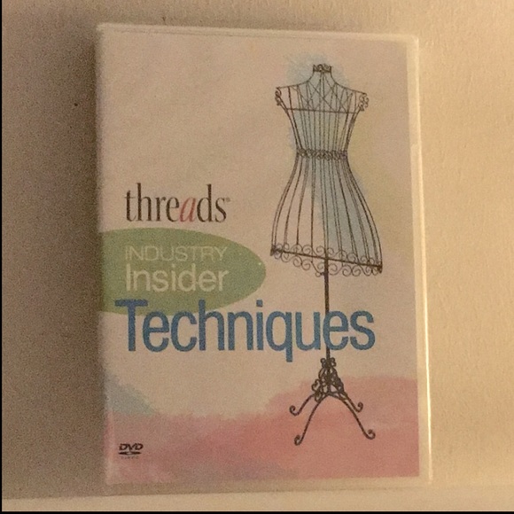Sewing DVD Threads Industry Insider Techniques Louise Cutting NEW - Picture 1 of 3